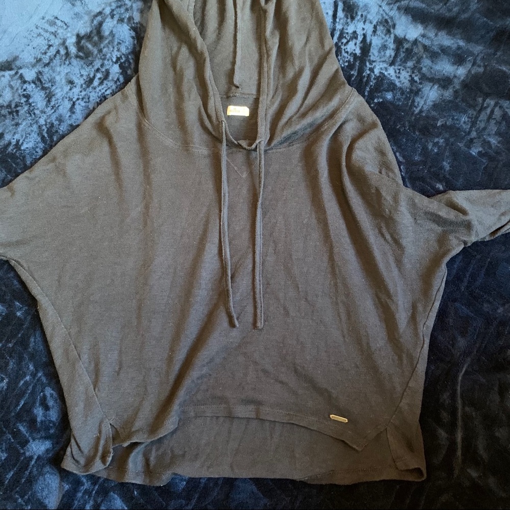 Navy blue hollister cropped sweater sm fall cosy